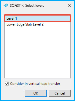 Selecting Levels for Sub-System Creation